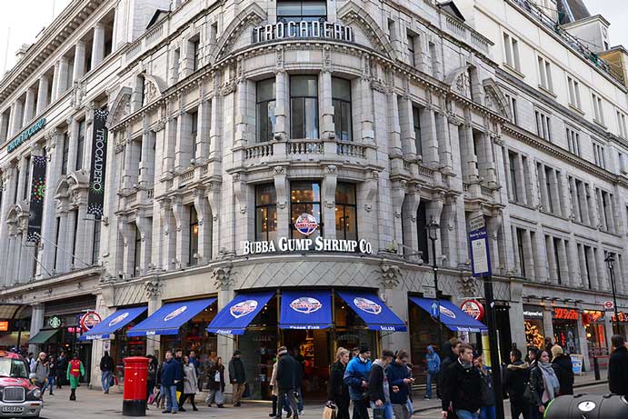 G&H closes Leicester Square to complete UK’s first Bubba Gump Restaurant
