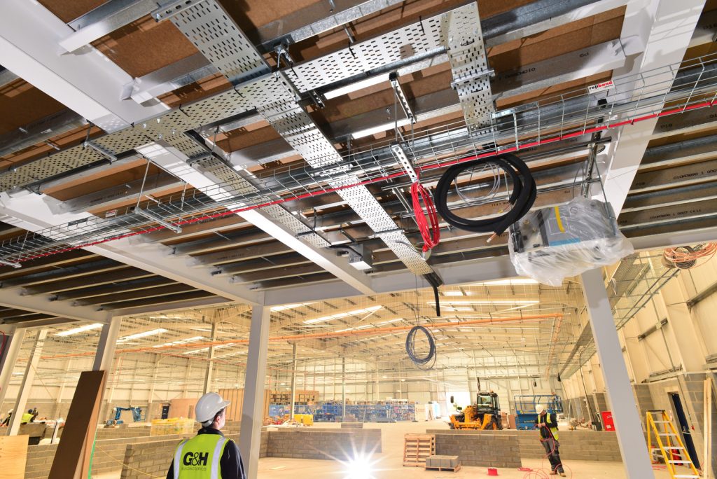 Work progressing at M&E design and build scheme for international Steeper Group