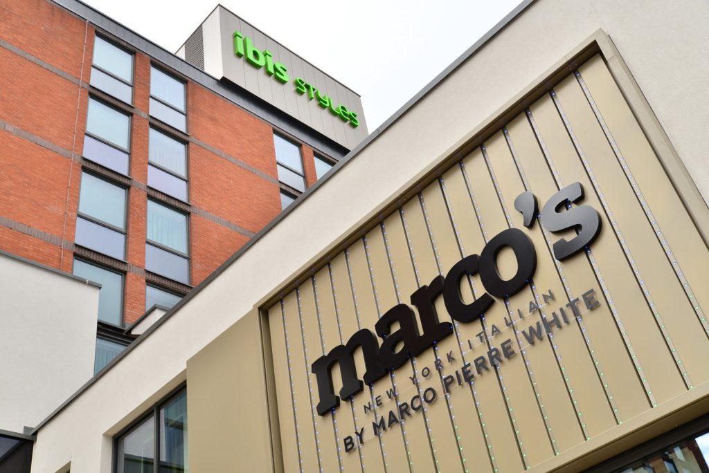 G&H completes ibis Styles and Marco’s New York Italian Restaurant and Bar scheme
