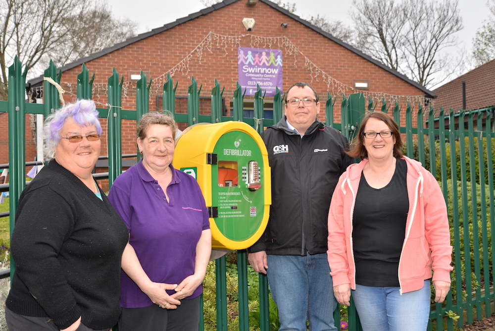 G&H helps local area by installing life-saving defibrillator at community centre