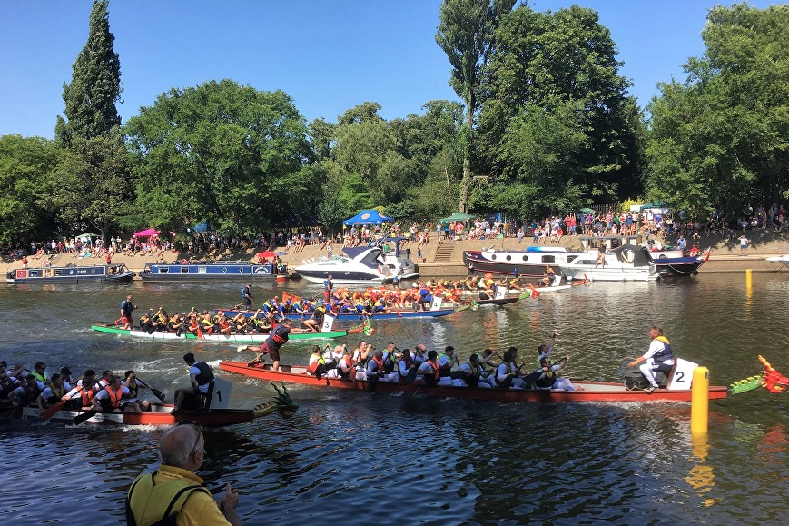 G&H Group teams up with Interserve in charity boat race event