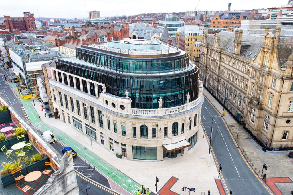 Large-scale city centre schemes Hudson Quarter and Majestic win built environment awards