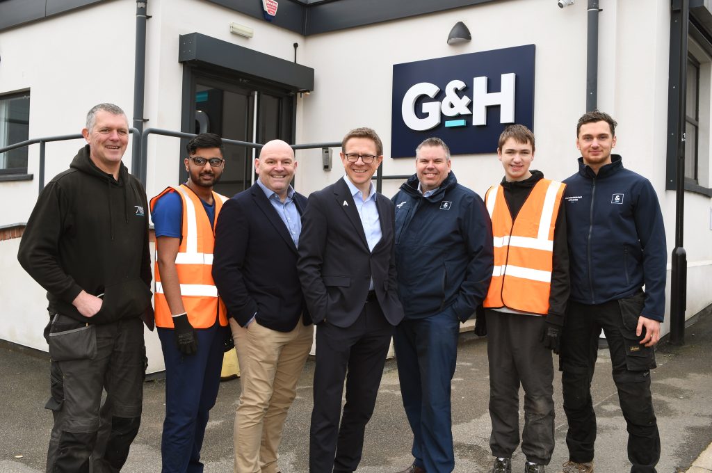 Chair of Department for Education’s Apprenticeship Ambassador Network Visits G&H