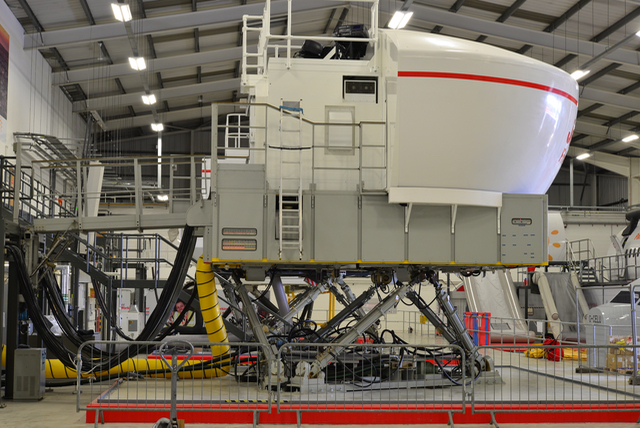 International airline – pilot training simulator